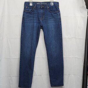 Old Navy Mens Jeans 32 X 34 Regular Standard Fit Straight Leg Cotton Blue Denim
